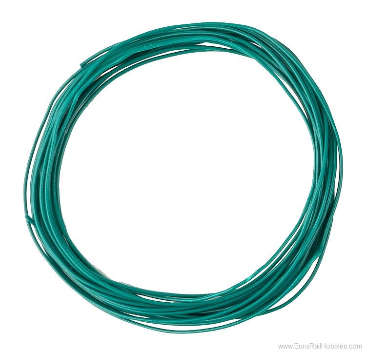 Faller 163783 Stranded wire 0.04 mmÂ², green, 10 m