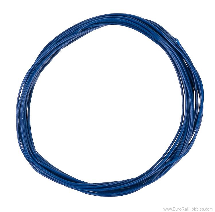 Faller 163786 Stranded wire 0.04 mmÂ², blue, 10 m