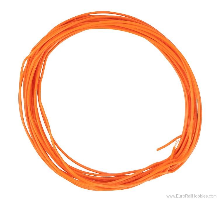 Faller 163789 Stranded wire 0.04 mmÂ², orange, 10 m