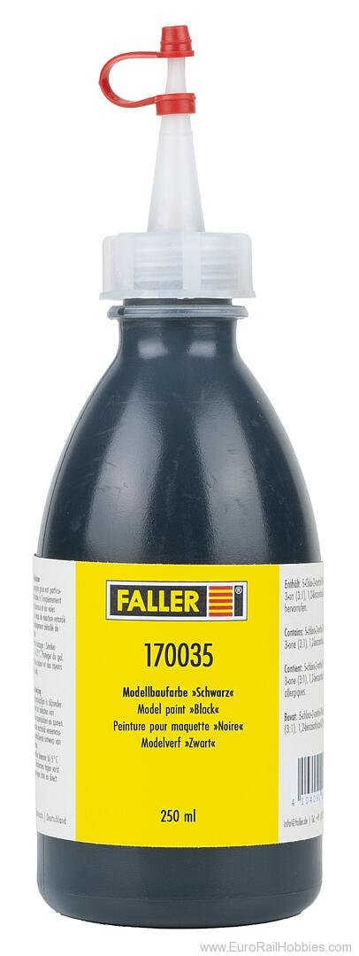 Faller 170035 Model paint Black, 250 ml