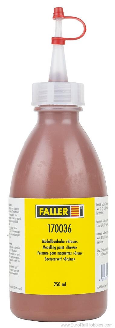 Faller 170036 Model paint Brown, 250 ml