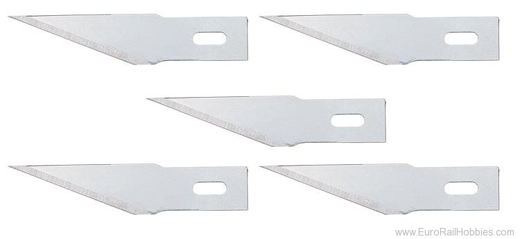 Faller 170541 5 Spare blades, scalpel, straight