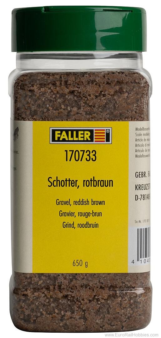 Faller 170733 Crushed stone, red-brown, 650 g