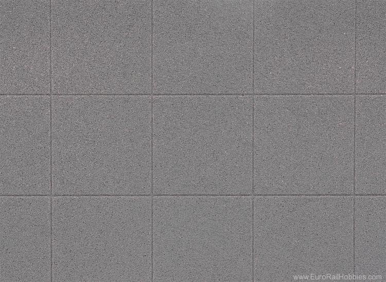 Faller 170808 Decorative sheet, Floor panels, concrete
