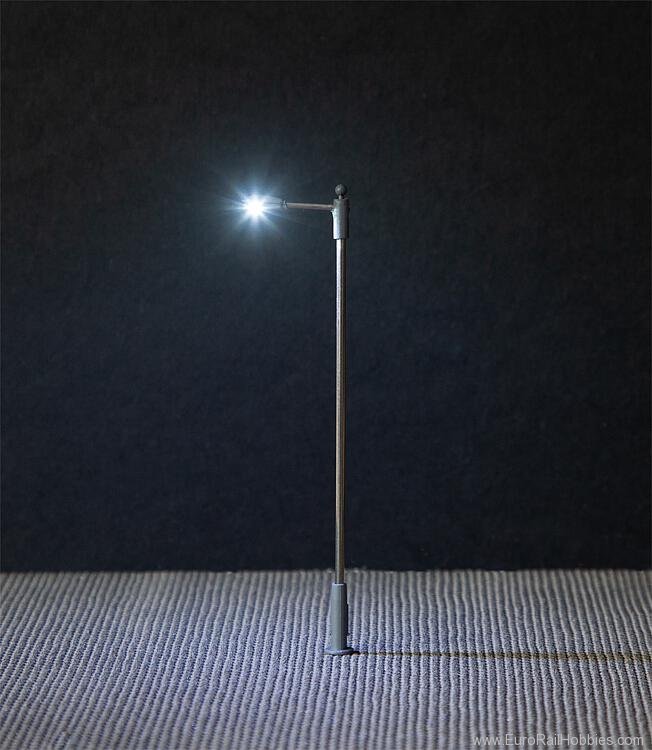 Faller 180102 LED Street light, pole-integrated lamp, 3 pcs