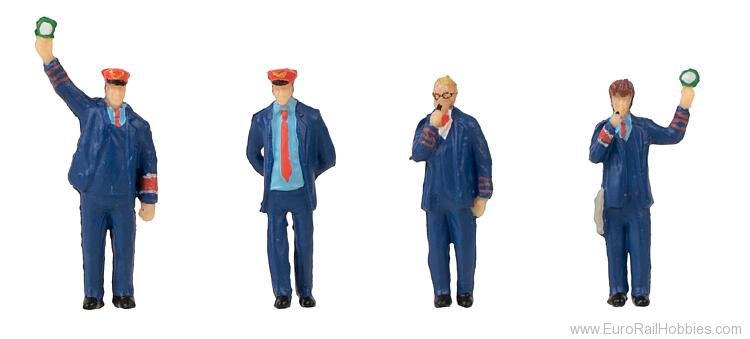 Faller 180237 Railway staff & conductor whistle Figurine se