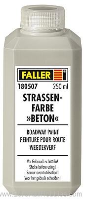 Faller 180507 Concrete roadway paint, 250 ml