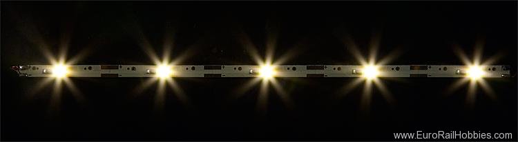 Faller 180654 2 LED bar spotlights, warm white, 180 mm (2pc