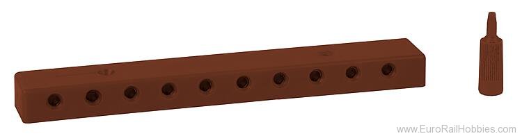 Faller 180807 Distribution plate, brown