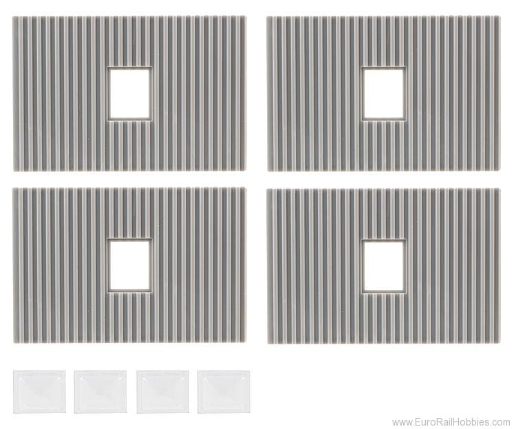 Faller 180888 Goldbeck, 4 Roof elements with roof lights