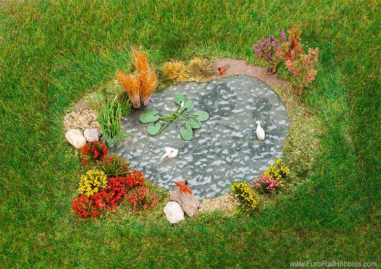 Faller 181278 Pleasure garden with pond