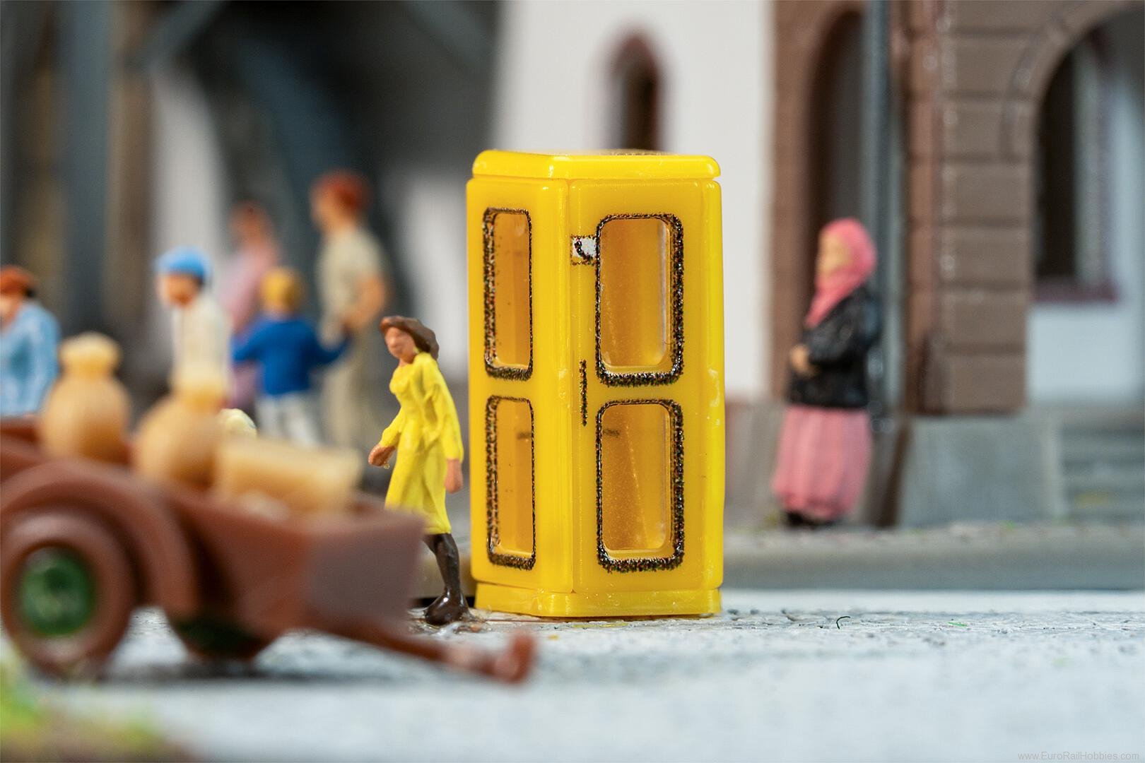 Faller 272928 2 Bundespost Telephone boxes
