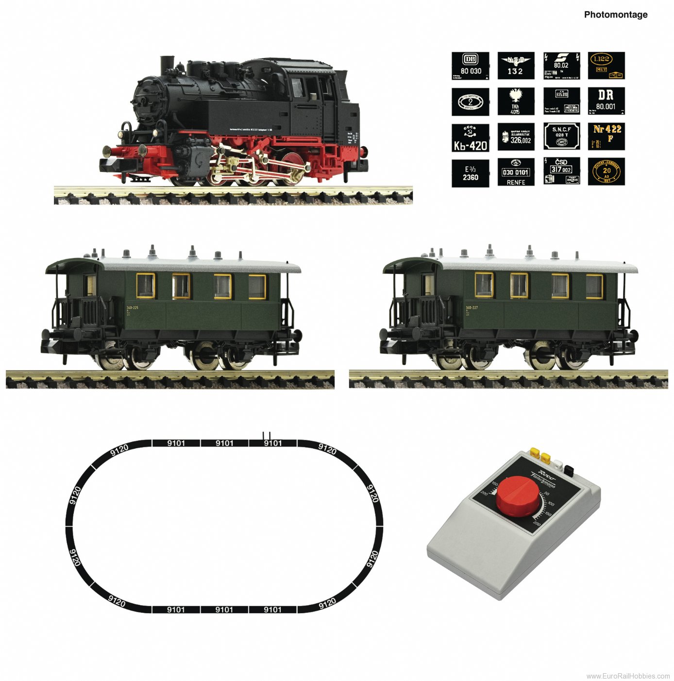 Fleischmann 5160003 Analogue Starter Set: Steam locomotive class 