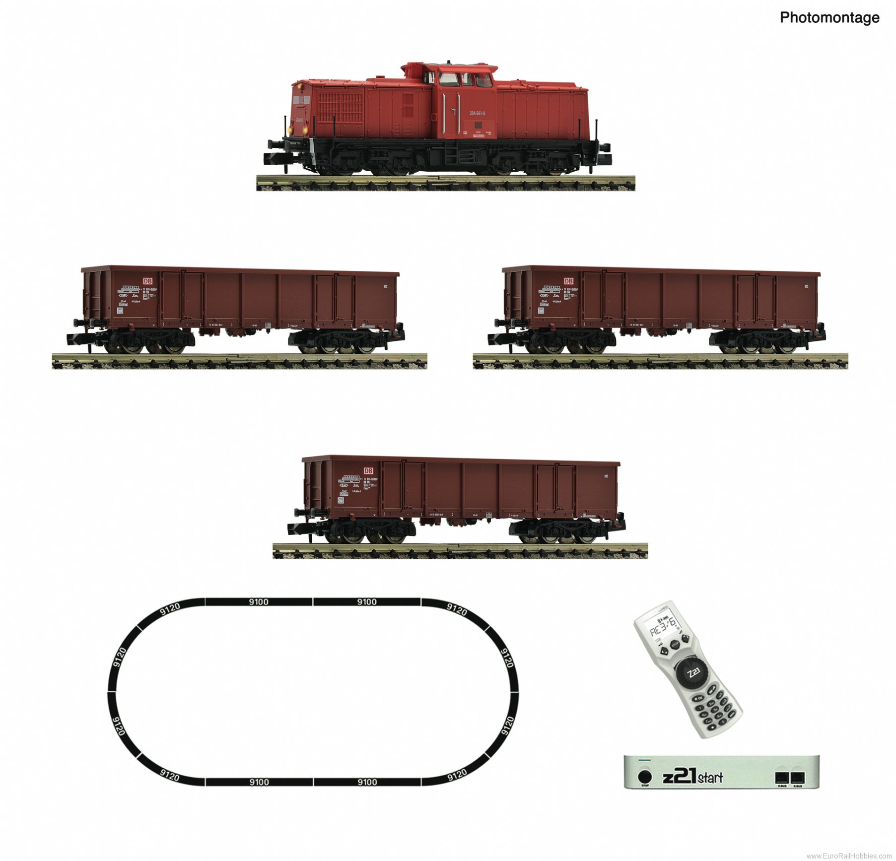 Fleischmann 5170005 z21 start digital set: DB AG Diesel locomotiv