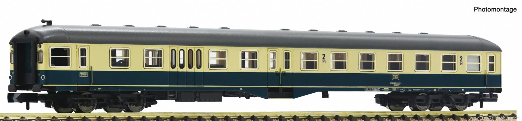 Fleischmann 6260052 DB 2nd class Center Entry Cab Control Coach