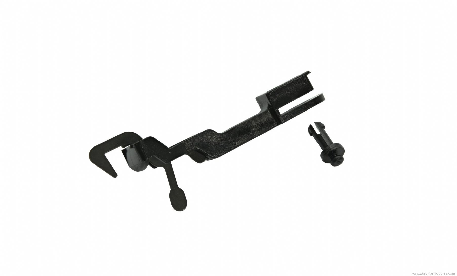 Fleischmann 6527 Spare coupling with rivet and slot fitting.