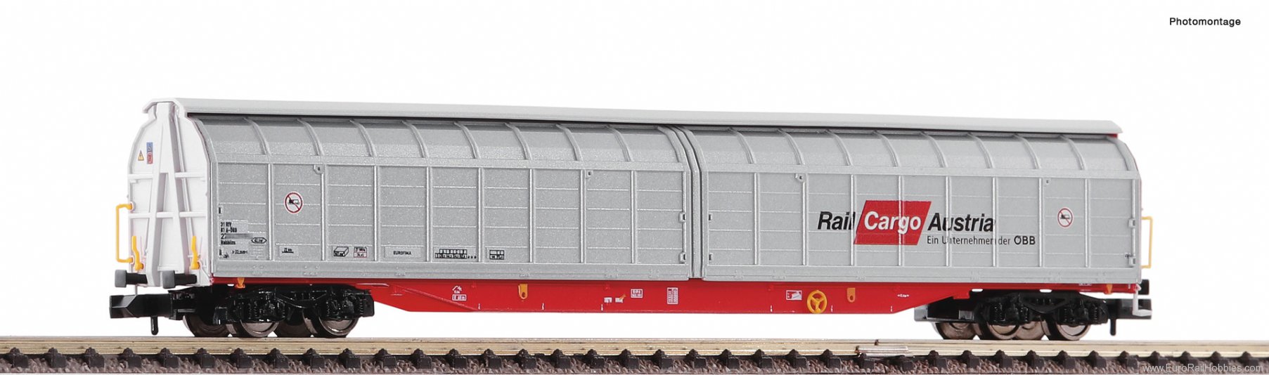Fleischmann 6660006 High capacity sliding wall wagon, ÃBB/RCW