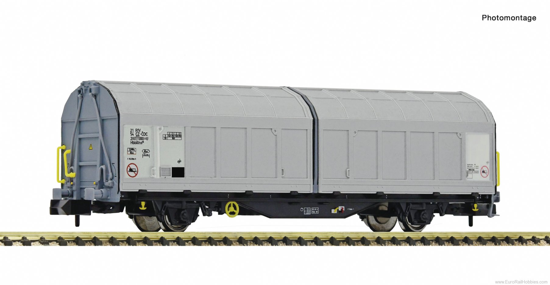 Fleischmann 6660010 Sliding-wall wagon, CD