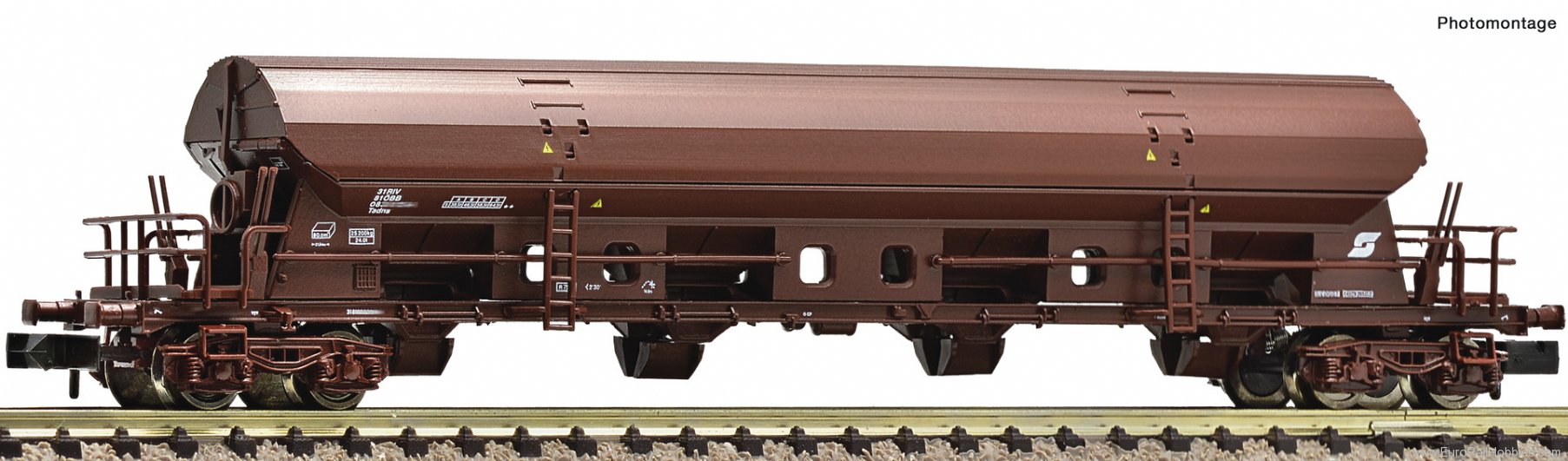 Fleischmann 6660016 Swing roof wagon, ÃBB