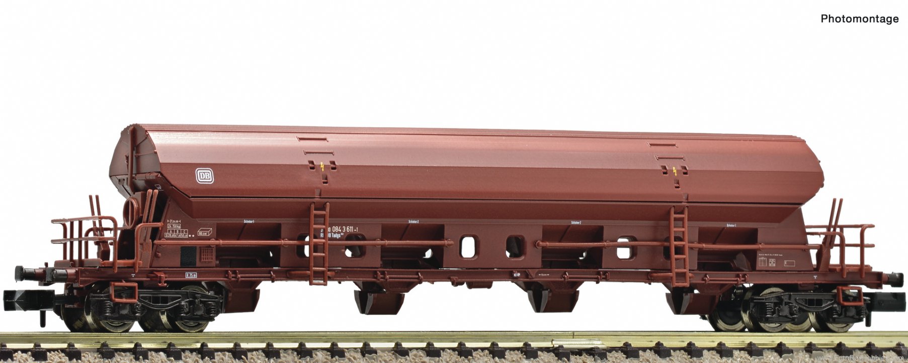 Fleischmann 6660017 Swing roof wagon, DB