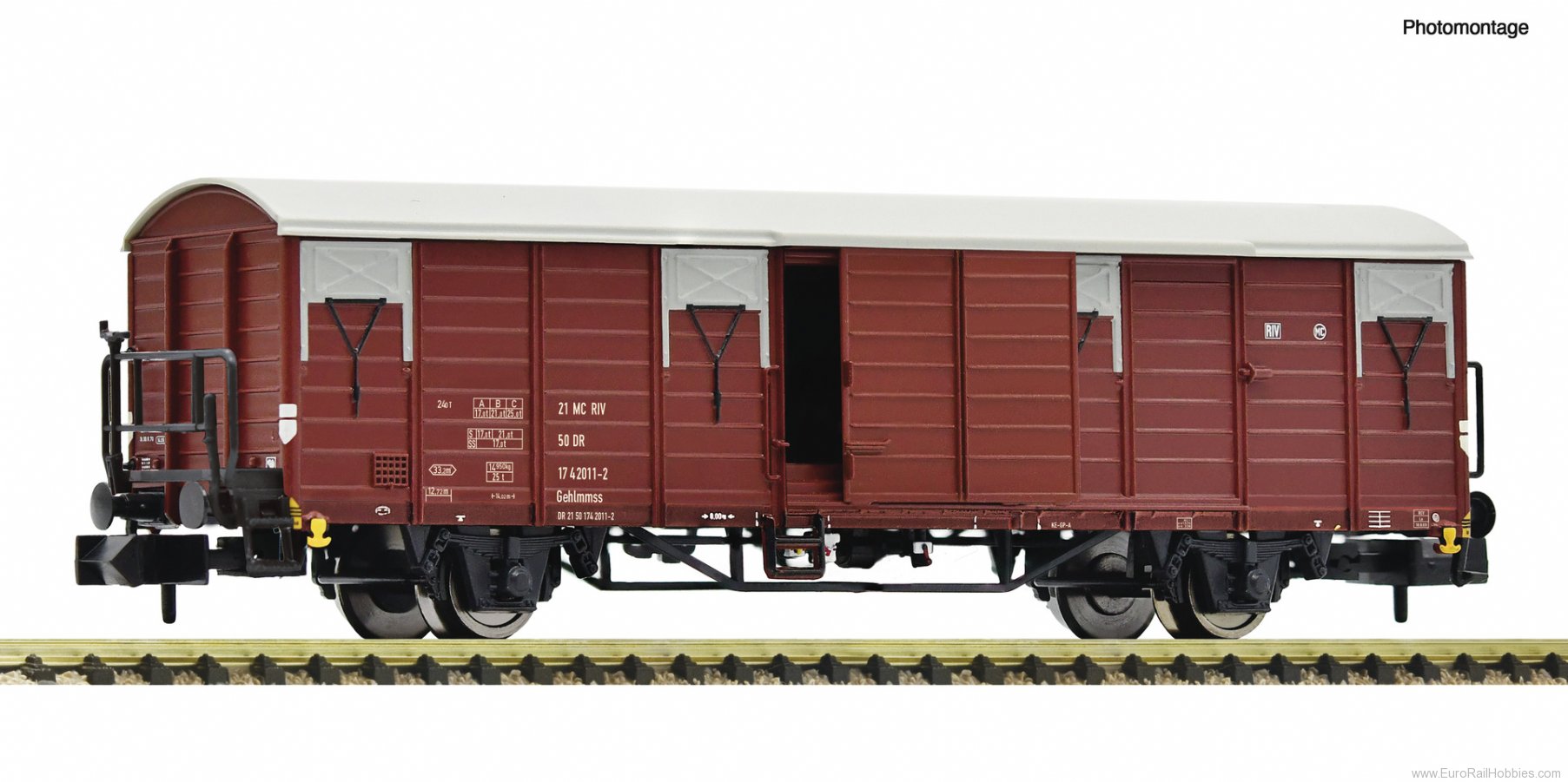 Fleischmann 6660022 DR Covered Goods Wagon