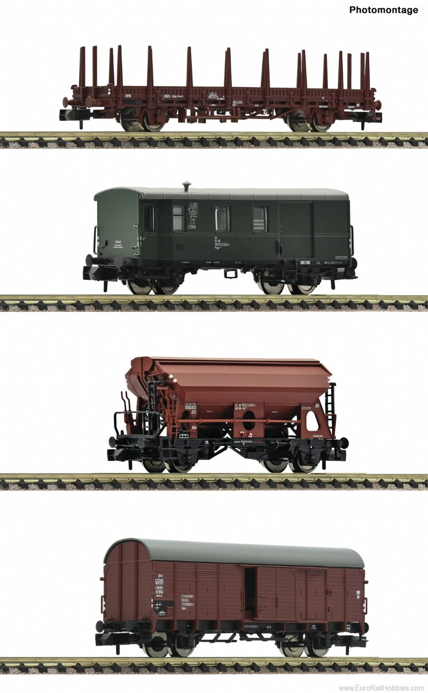 Fleischmann 6660044 4-piece set: Freight train, DB
