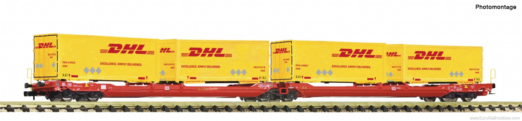Fleischmann 6660051 DB AG Double-pocket Wagon T3000e  (New Toolin