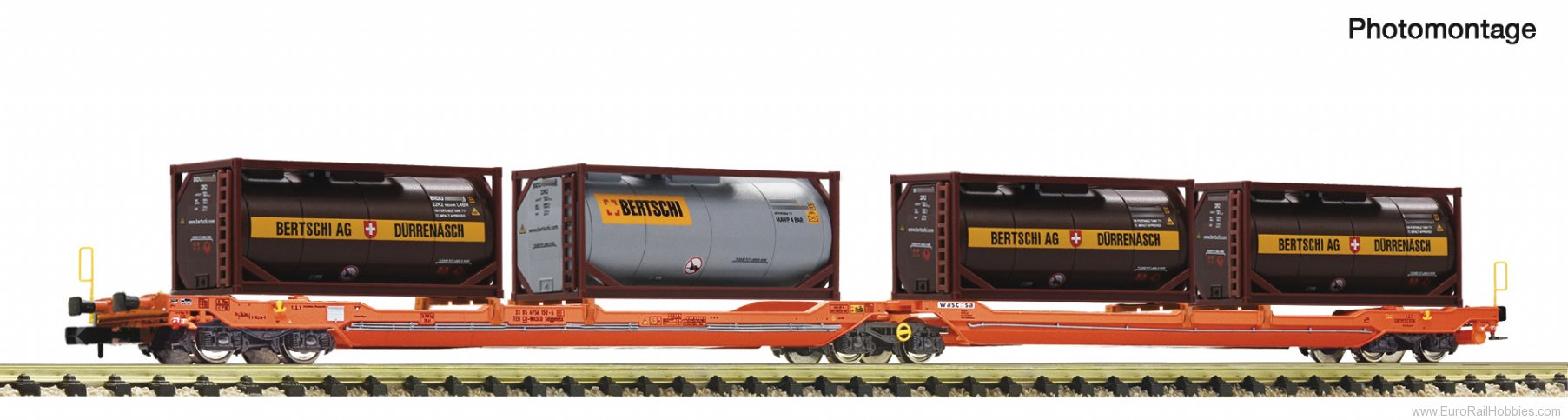 Fleischmann 6660052 Double-pocket Wagon T3000e 