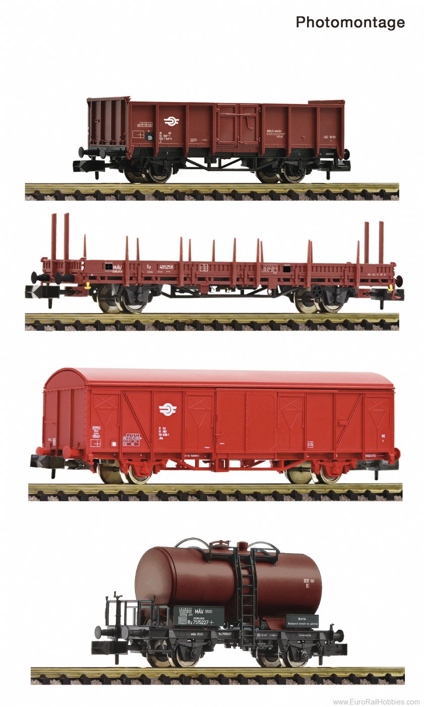 Fleischmann 6660096 MAV 4 Piece Set: Goods train