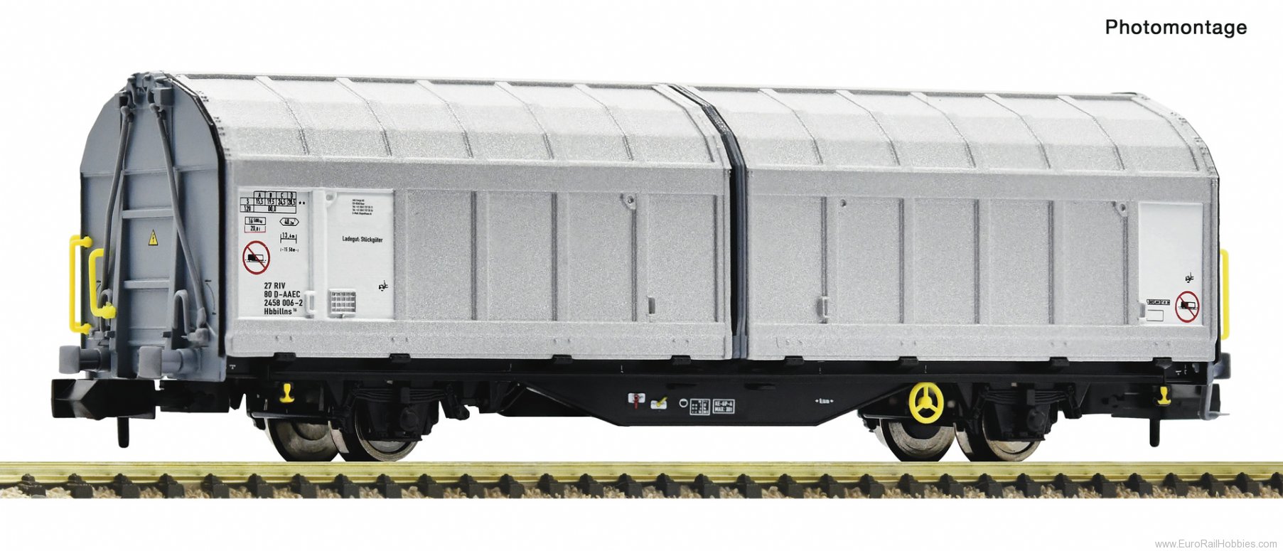 Fleischmann 6660108 AAE Sliding wall Wagon
