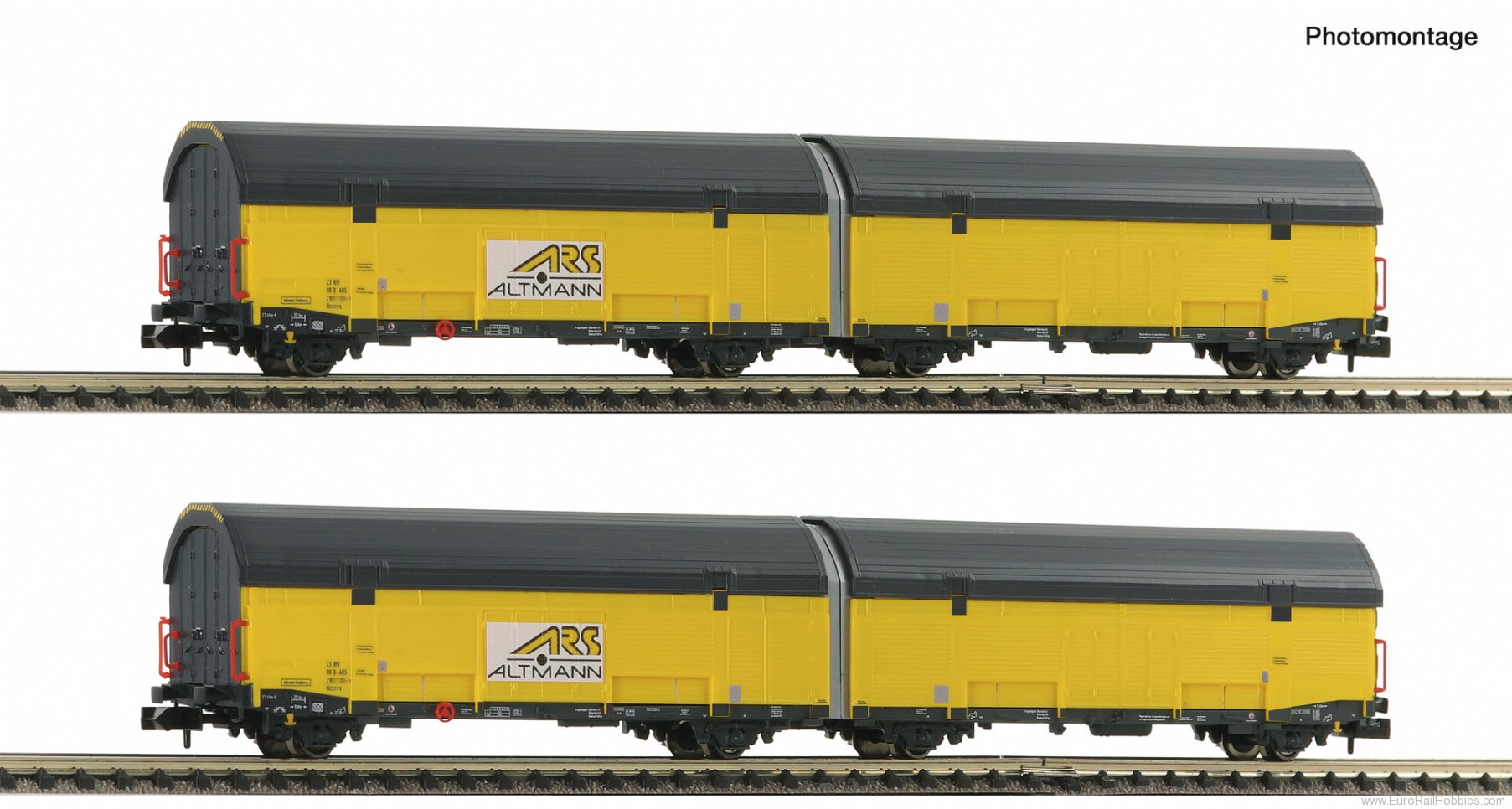 Fleischmann 6660112 2-Piece Set 2: Car transport, ARS Altmann 