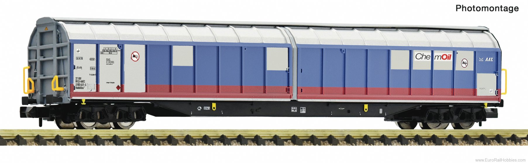 Fleischmann 6660114 AAE High capacity sliding wall Wagon