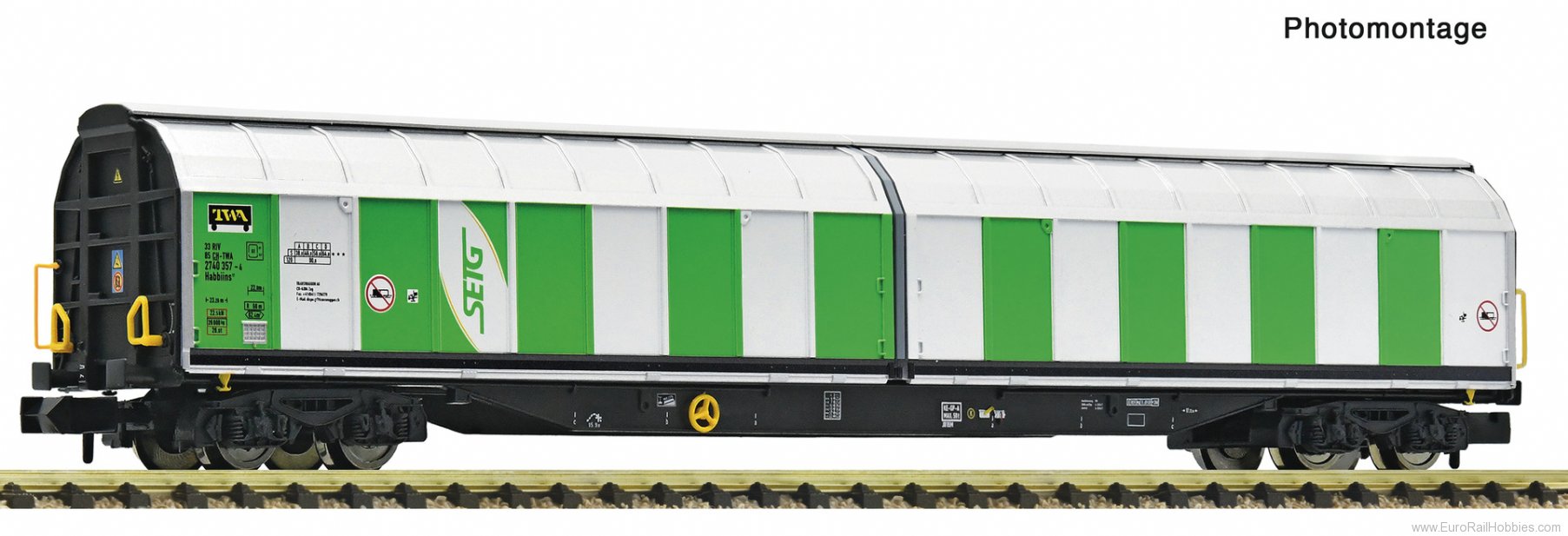 Fleischmann 6660121 Sliding wall Wagon, SETG 