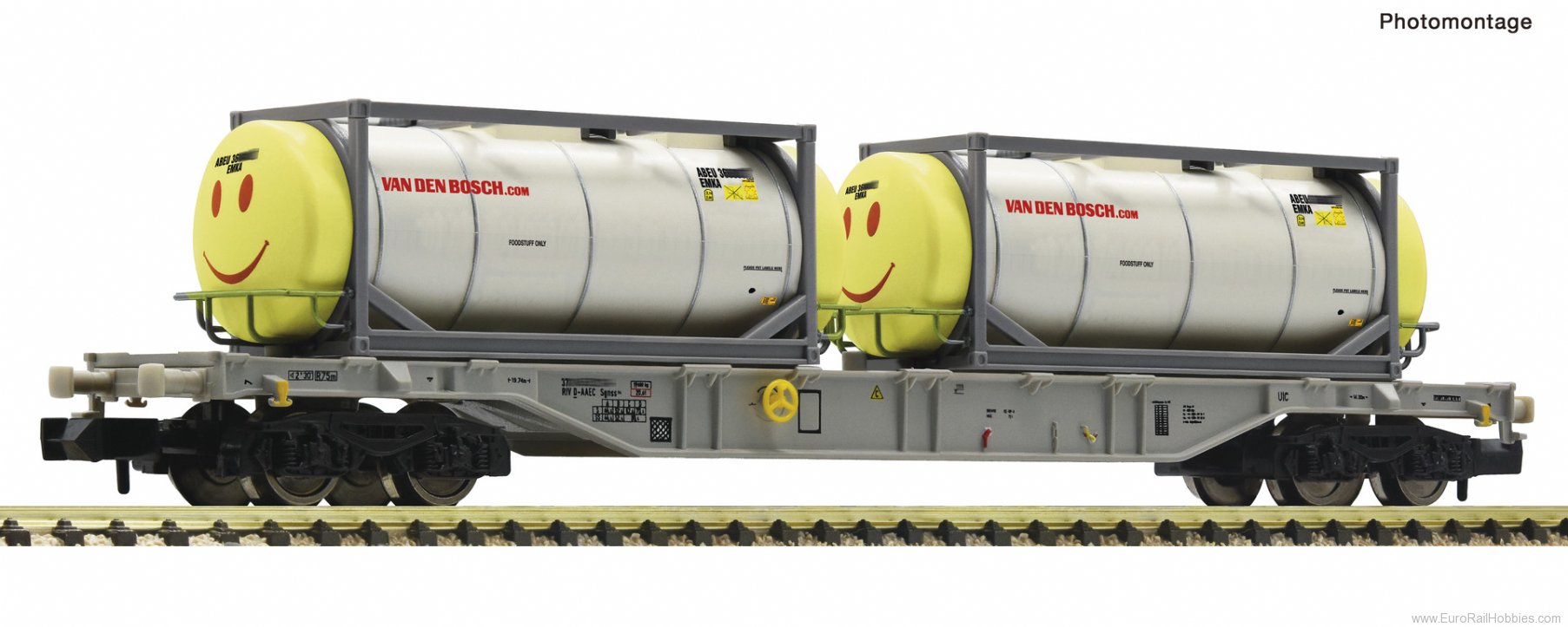 Fleischmann 6660126 AAE Container carrier Wagon