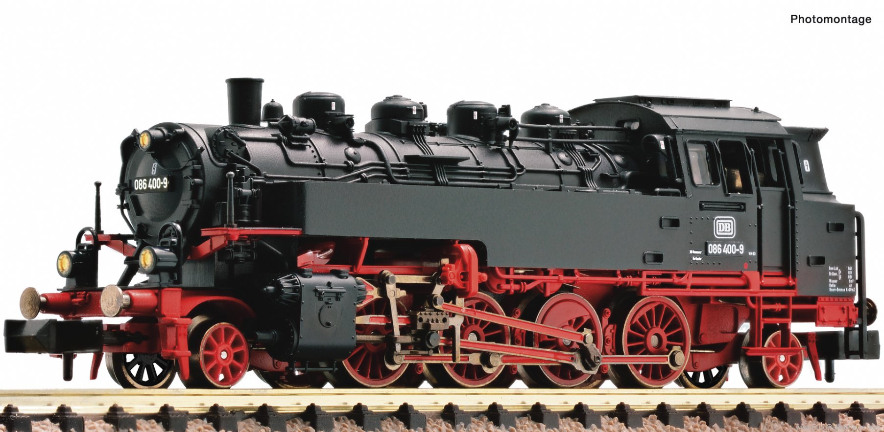 Fleischmann 708604 Steam locomotive class 086, DB (DC Analog)