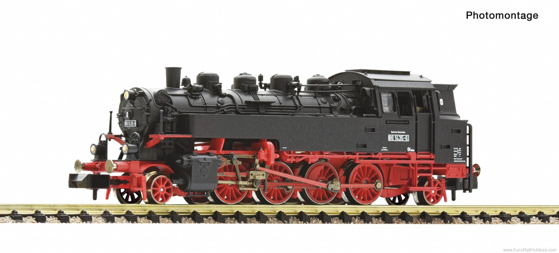 Fleischmann 708704 Steam locomotive class 86, DR (DC Analog)