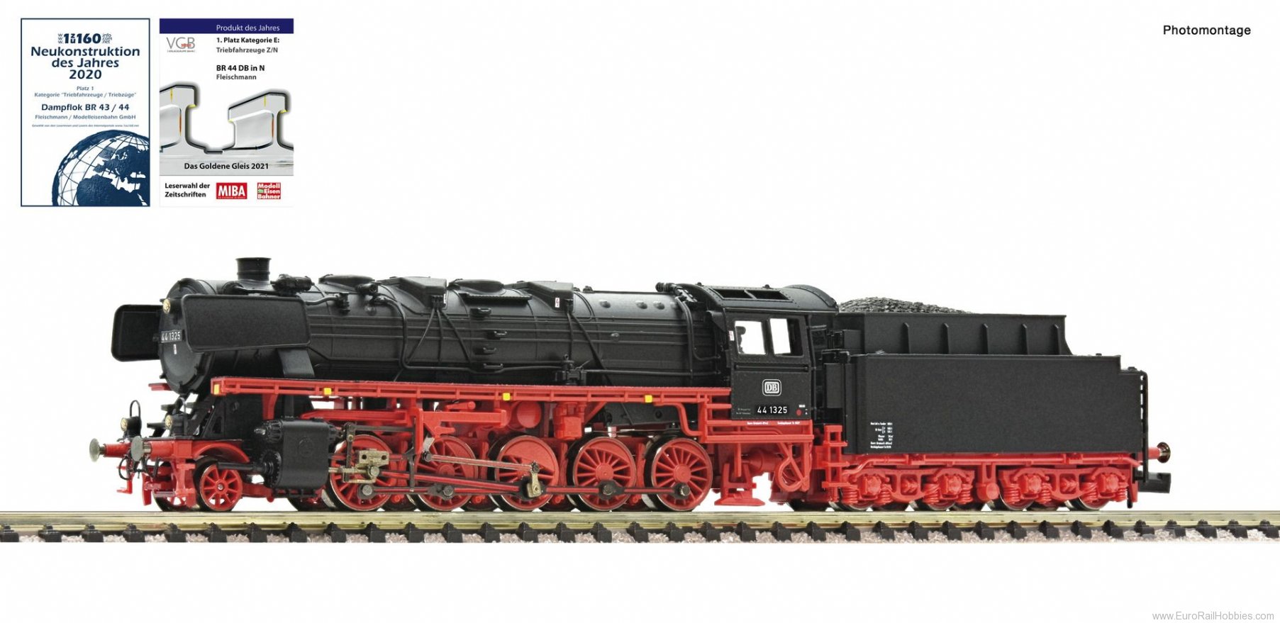 Fleischmann 714479 DB Class 44 Steam locomotive DCC w/Sound (Fac