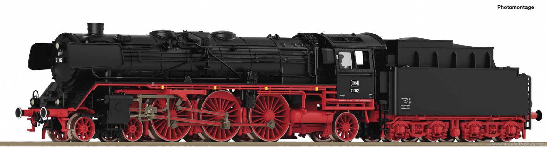 Fleischmann 714505 Steam locomotive 01 102, DB (DC Analog)