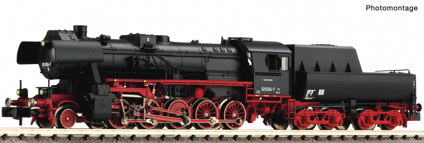 Fleischmann 7160001 Steam locomotive 52 5354-7, DR (DC Analog)