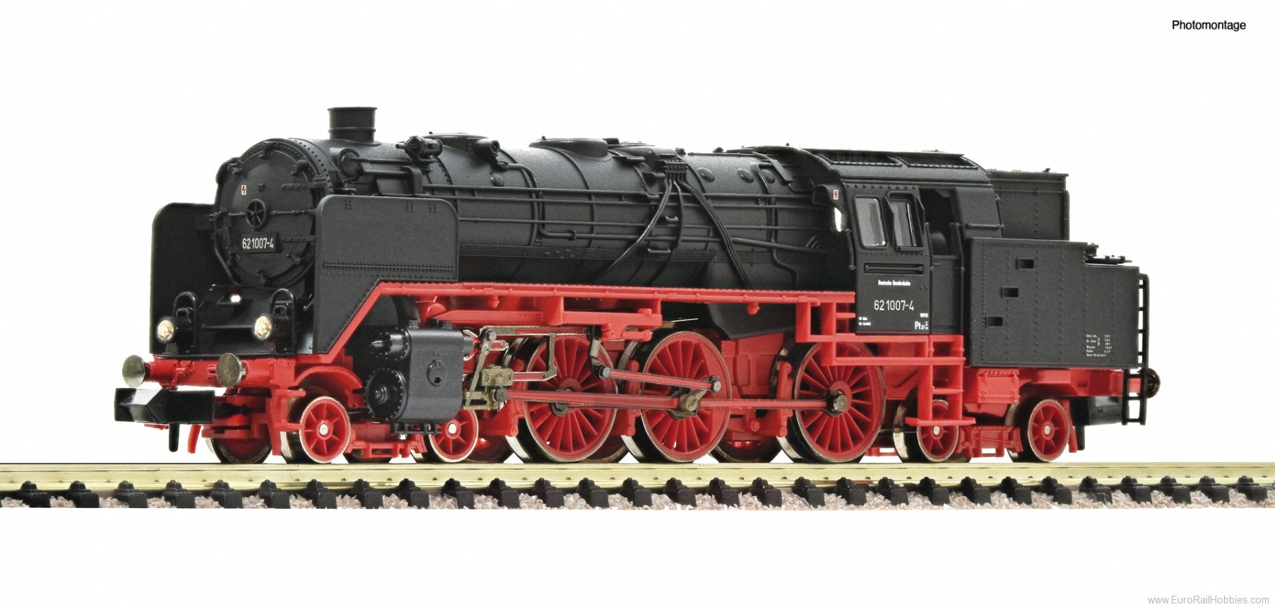 Fleischmann 7160005 Steam locomotive 62 1007-4, DR (DC Analog)
