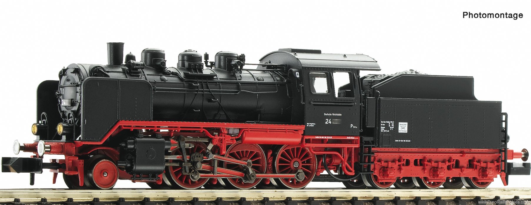 Fleischmann 7160006 Steam locomotive class 24, DR (DC Analog)