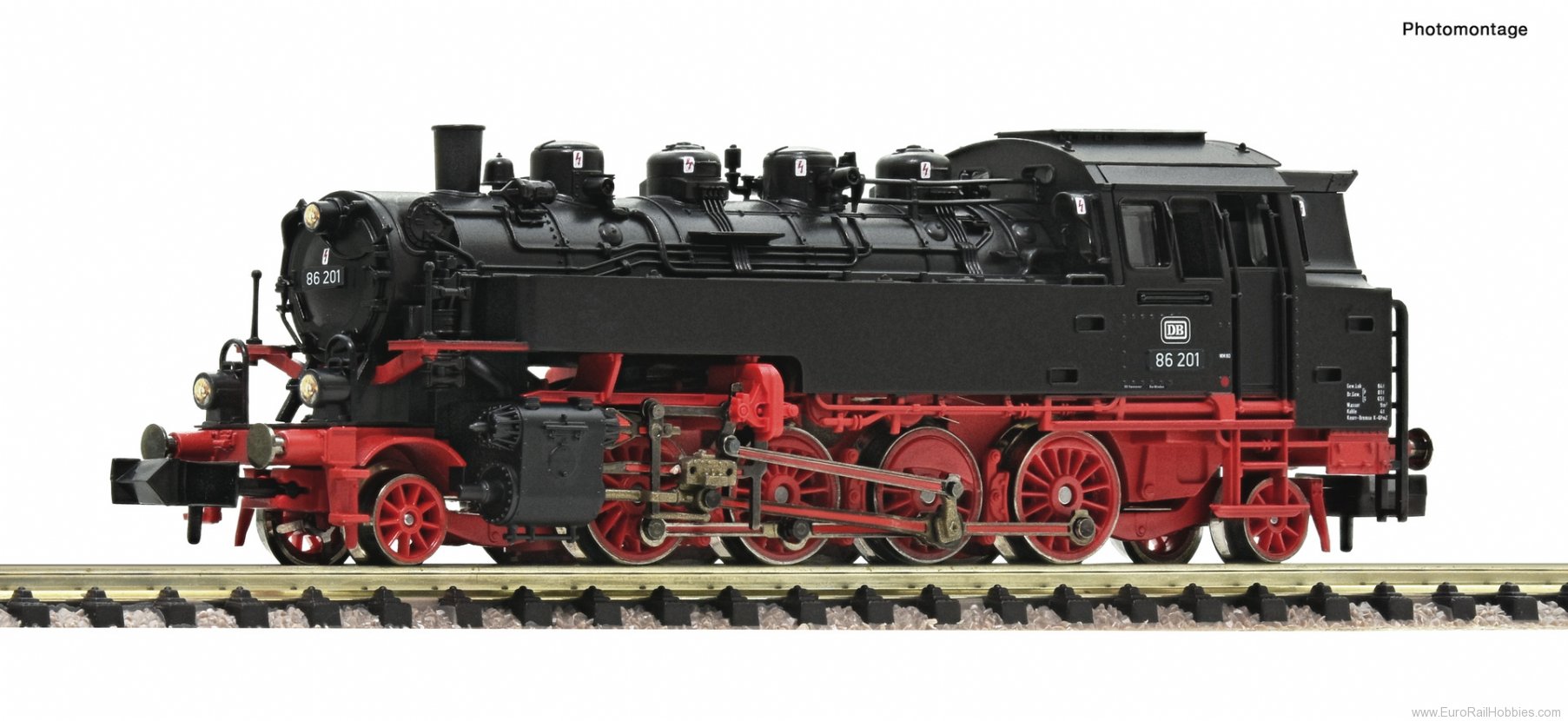 Fleischmann 7160008 Steam locomotive 86 201, DB (DC Analog)