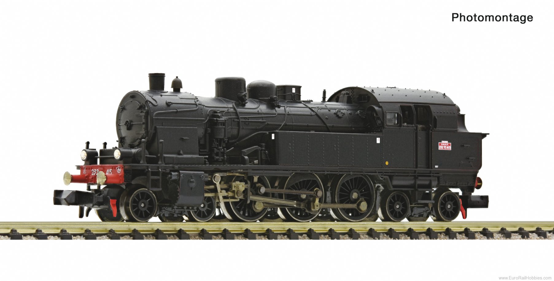 Fleischmann 7160025 SNCF Steam locomotive class 232 TC