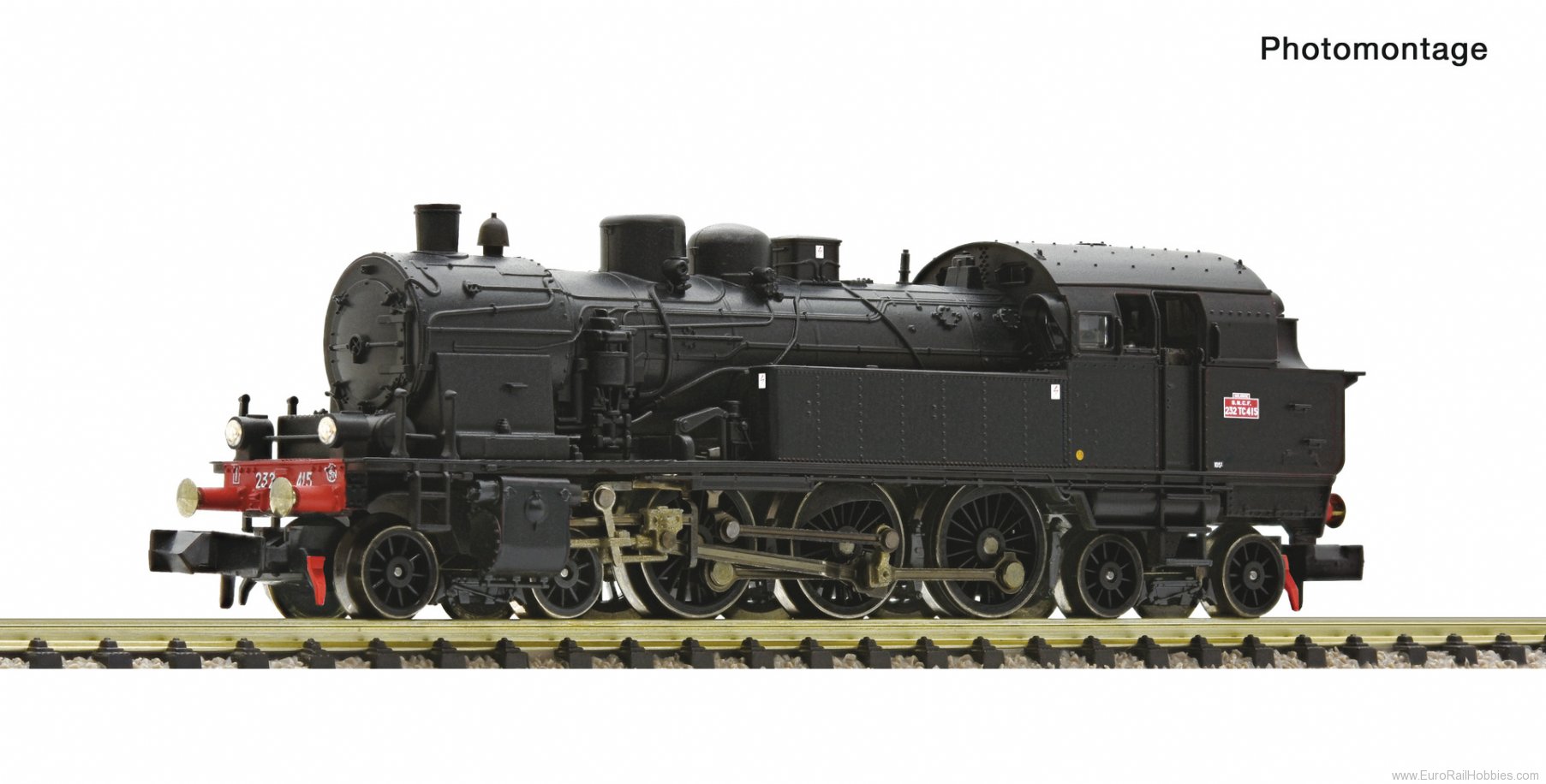 Fleischmann 7170025 SNCF Steam locomotive class 232 TC, DCC