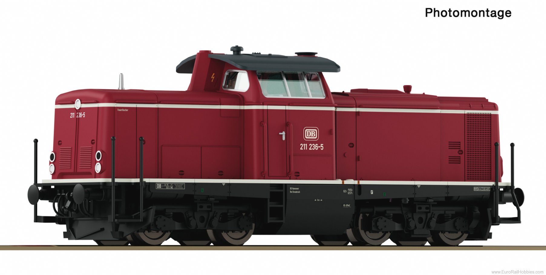 Fleischmann 721210 Diesel locomotive class 211, DB (DC Analog)
