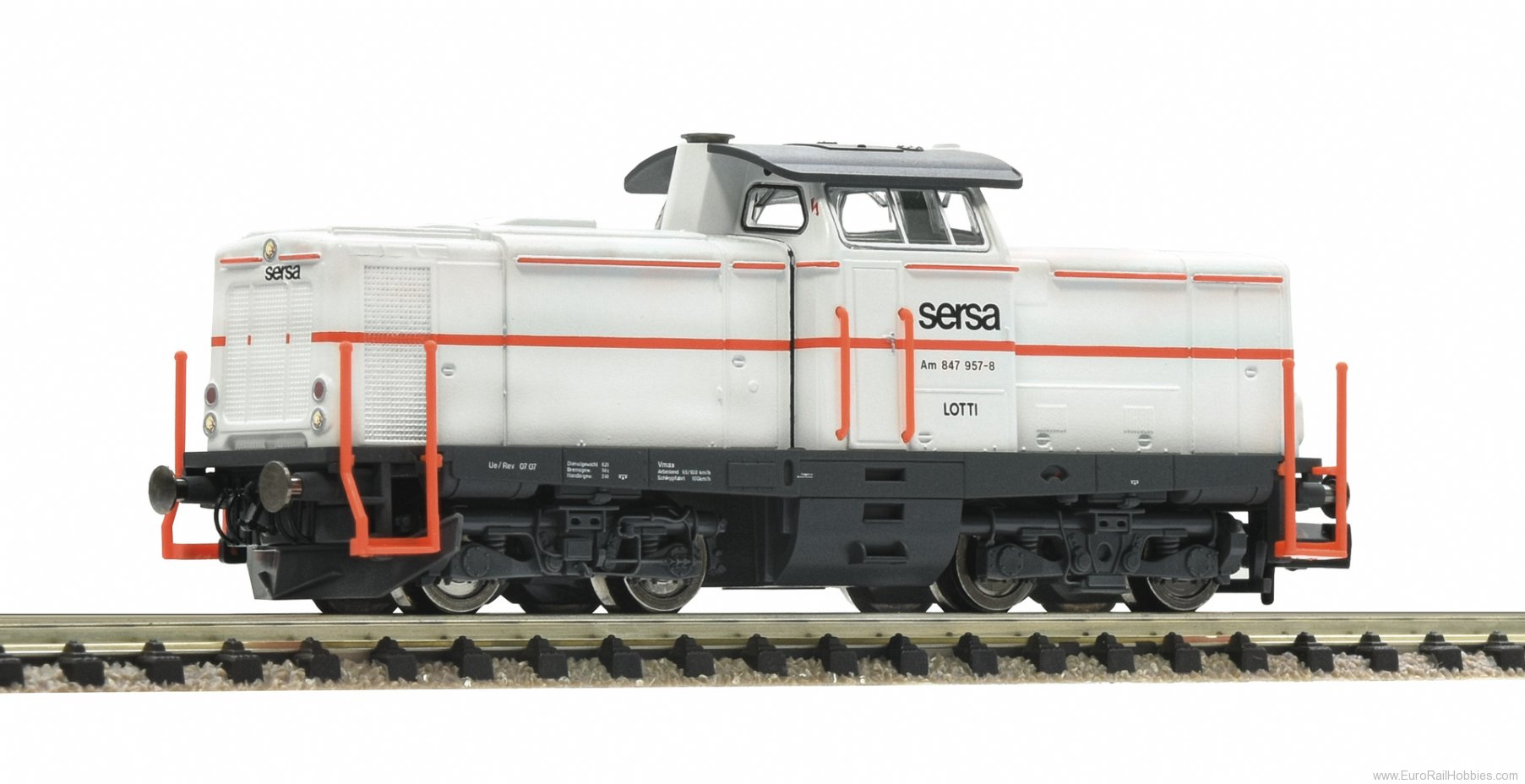 Fleischmann 721212 Diesel locomotive Am 847 957-8, SERSA (DC Ana
