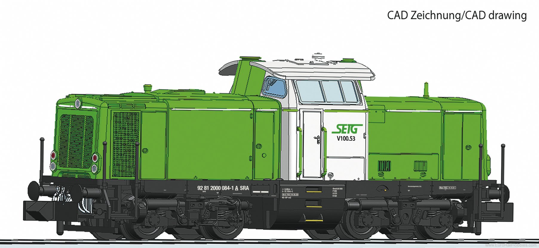 Fleischmann 721283 Diesel locomotive V 100.53, SETG (Digital Sou