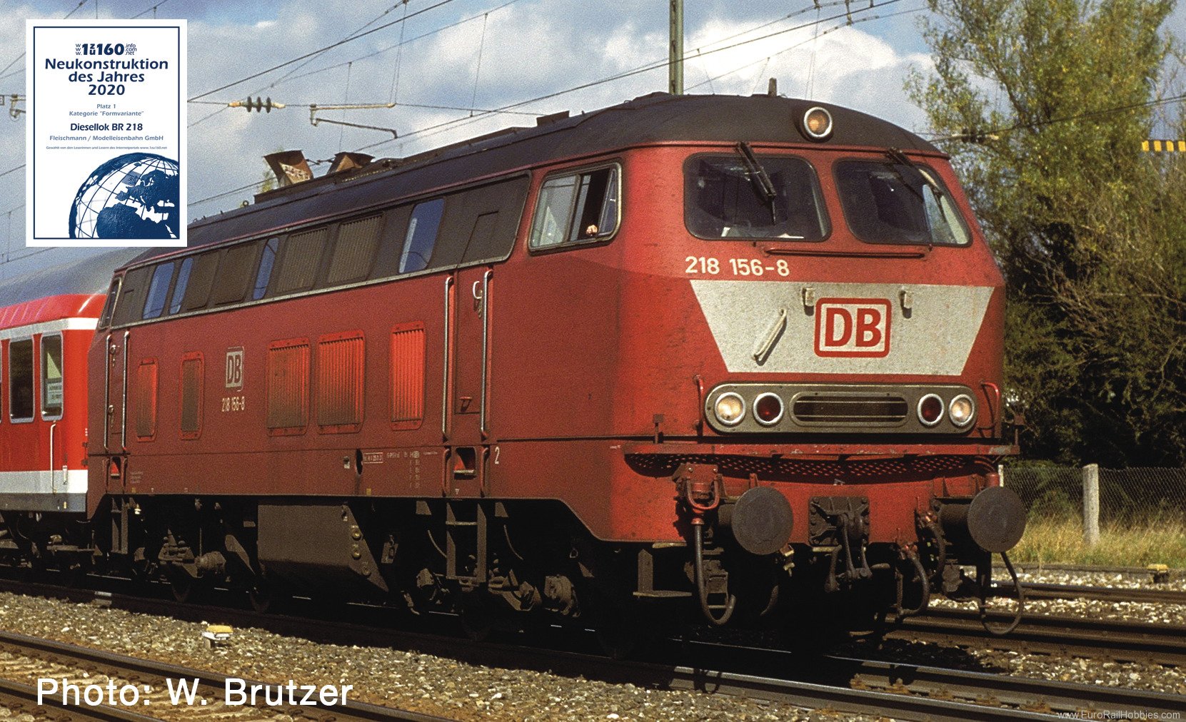Fleischmann 724220 DB-AG Diesel locomotive 218 156-8 