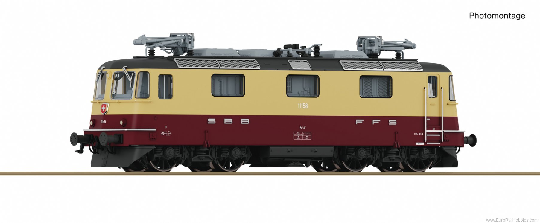 Fleischmann 732400 Electric locomotive Re 4/4 II 11158, SBB (DC 