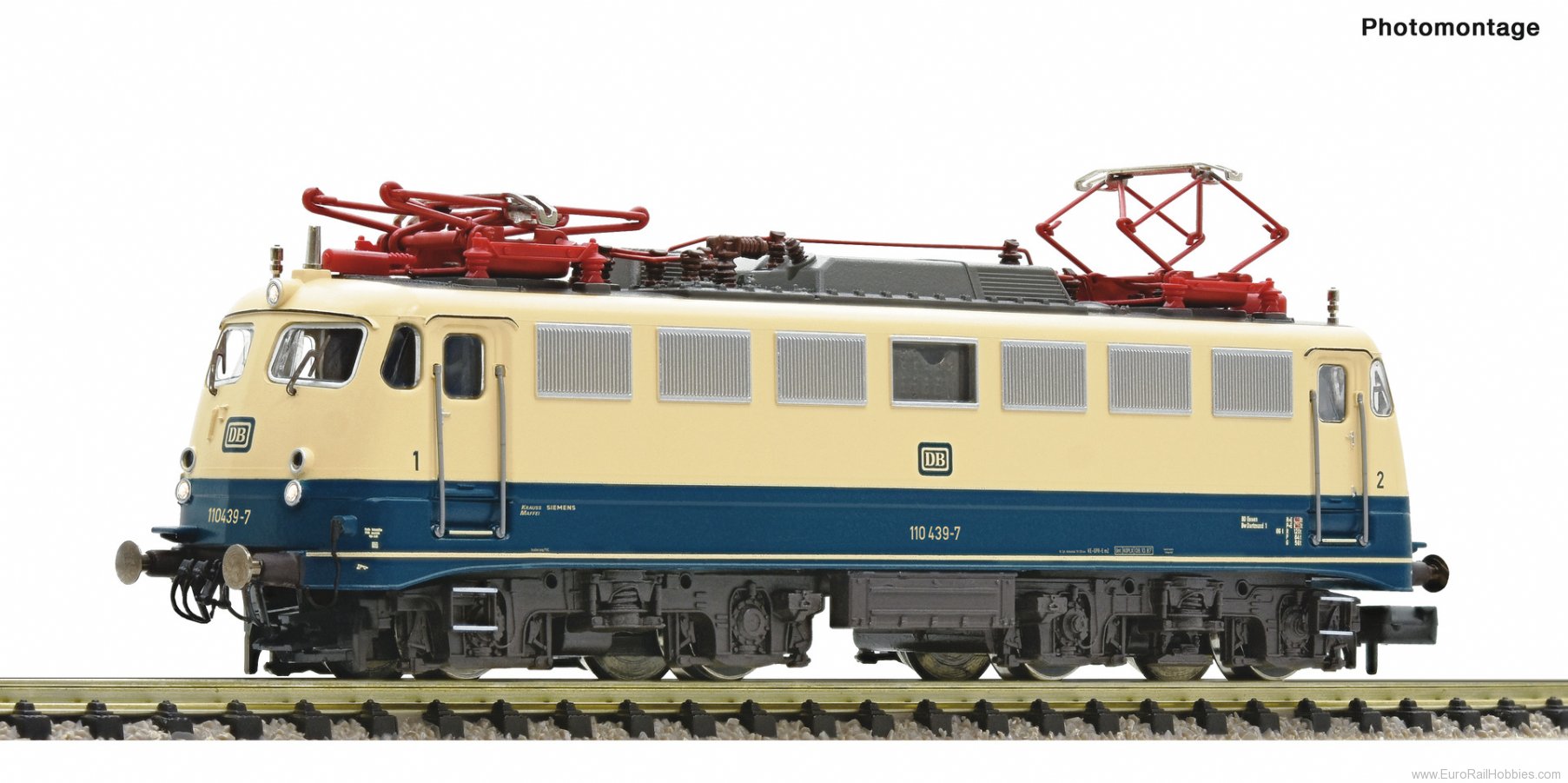 Fleischmann 733811 Electric locomotive 110 439-7, DB (DC Analog)